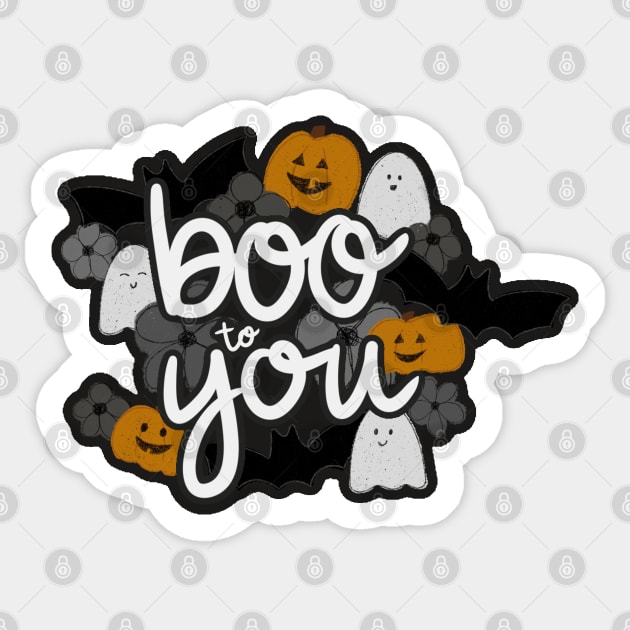 boo to you! Sticker by EdenAtencio04